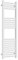 Lux Heat White Ladder Towel Radiator 1200mm (H) x 400mm (W)