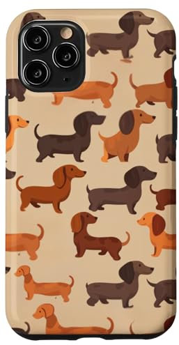 Sausage dog, Dachshund fun pattern Case for iPhone 11 Pro