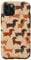 iPhone 11 Pro Sausage dog, Dachshund fun pattern Case