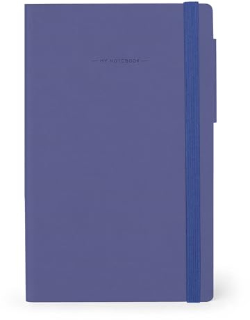 Legami - Taccuino a Puntini My Notebook, Tema Future Dusk, Formato Medium, in Carta FSC Certificata, 192 Pagine, Copertina morbida, Chiusura a Elastico, Doppio Segnalibro, 13 x 21 cm