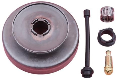 5 pezzi cuscinetto ad aghi tamburo frizione for Husqvarna 61 66 266 268 272 filtro olio tubo flessibile ingranaggio a vite senza fine motosega parte di ricambio