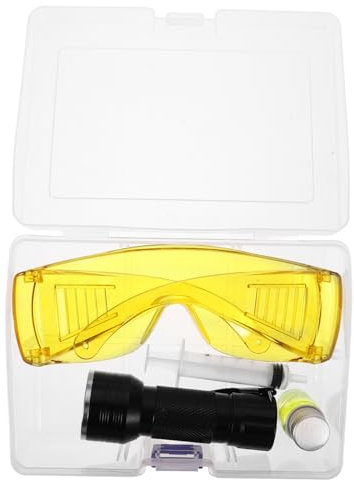 Garneck 1 Juego Herramienta De Detección De Fugas De Aire Acondicionado Kit De Detector De Fugas De Ca Automotriz Kit De Detección De Fugas De Aceite del Motor El Plastico