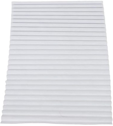 ARTOCT Stores plissés pour camping-car - Fermeture tactile - Non tissé - Occultant - Pour remorque de voyage, camping-car - 60 x 150 cm - Blanc