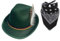 DAYLIGHE Adult Oktoberfest Costume Includes Feathered Hat Scarf And Heart Frame Glasses For Men Women Beer Theme Parties