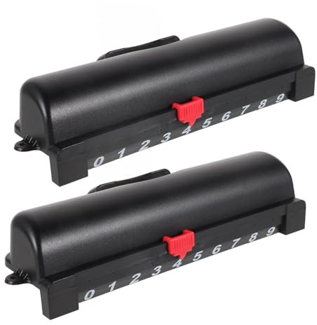 Toyvian 2stücke Tischhockey Zubehör Score Counter Punktestand Zähler Tisch Airhockey Ersatzteile Glatte Oberfläche Langlebig Praktisch Einfach Zu Montieren