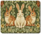Tapis de protection vintage pour machine à laver et sèche-linge Motif lapin rétro 50,8 x 61 cm