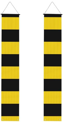 Baden-Württemberg Flagge gemustert Deko Banner - Innen oder Außen einsetzbar, ein Must-Have für Abschlussfeiern und Abschlussfeiern