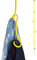 Loop Rope | Hängende, höhenverstellbare Garderobe aus Seil | gelb | Peppermint Products