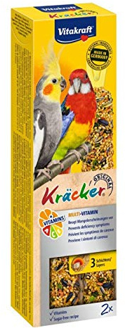 Krackers Multi Vitamine - Pour Grandes Perruches - 180g