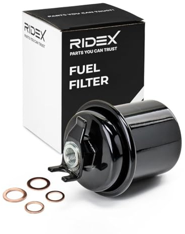 RIDEX 9F0050 Kraftstofffilter Anschraubfilter Benzinfilter für TOYOTA STARLET (EP91) für HONDA CR-V III (RE) für ROVER 600 (RH)
