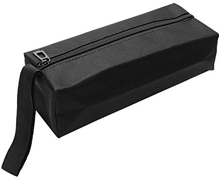 iTimo Werkzeug-Tasche, Tasche für Schrauben, Nägel, Bohrer, Oxford-Gewebe, wasserdicht, tragbar (Schwarz)