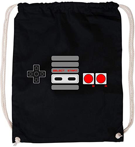 EZYshirt® NES Controller Baumwoll Stoffbeutel