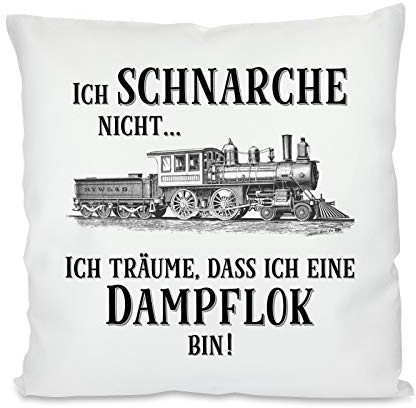 Herzbotschaft Kissen mit Motiv Modell: Ich schnarche Nicht...