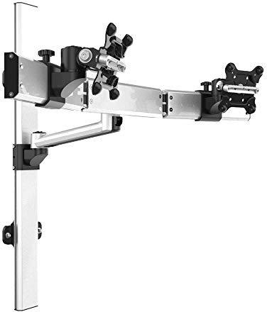 Cotytech Dual Monitor Wall Mount for Apple Quick Release Single Arm Extension