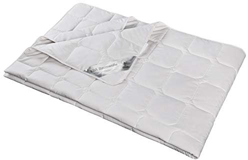 franknatur Bettdecke Sommer Wild-Seide Bio Baumwolle KBA Natur Nika 135x200