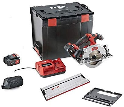 Flex Akku-Kreissäge CS 62 18.0-EC 18V mit 2x 5,0 Ah Akkus