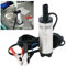 LifeBest Submersible Pump, 12V/24V DC, Diesel Oil Water Fuel Transfer, Universal Electric, Black/Silver, Model CAR0215333_24V-190