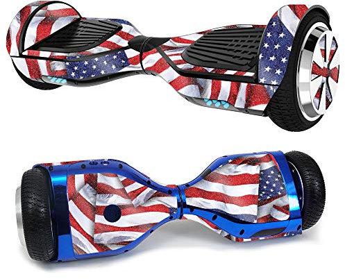MightySkins GL-HOVH1-Patriot - Skin lucida glitterata per ultra hoverboard, patriot, protettiva, durevole, con finitura glitterata lucida, facile da applicare, rimuovere e cambiare con stile, prodotta