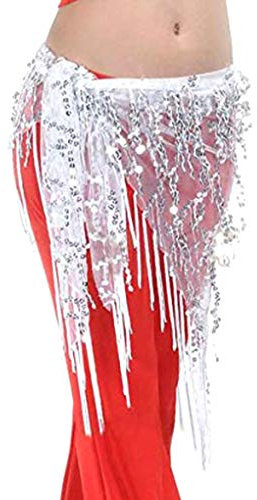 wufeng Lady Frauen Bauchtanz Hüfttuch Accessoires Gürtel Schal Adult Rock Bauchtanz Bauchkette Wrap Erwachsene Tanz-Wear