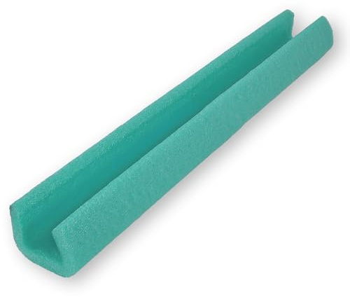 10 Schaumprofile U-Form 35mm/45mm | Kantenschutz Eckenschutz | Stärke: 12mm | Profilhöhe 46-50mm | Länge: 2m | Kantenschoner für stoßempfindliche Produkte bei Lagerung oder Transport