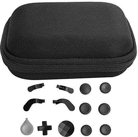 13 in 1 Replacement Thumbsticks for Xbox One Elite Series 2, Gamepad Swap Joysticks Paddles Accessory Replacement for Xbox One Elite Series 2 Controller(black)