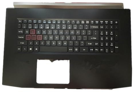 fqparts Laptop-Obergehäuse C-Schale & Tastatur for ACER for Predator PH317-51 Schwarz US-englische Ausgabe