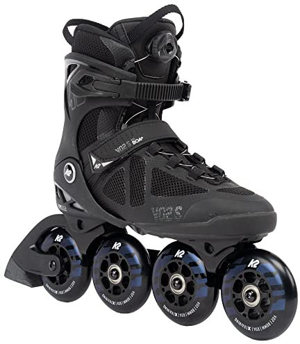 K2 Skates Unisex Inline Skates VO2 S 90 BOA, Black - Night, 30G0132.1.1.060