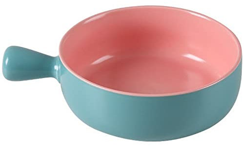 French Onion Soup Bowls With Handles, 21 Ounce for Soup chili Oven Safe Bowls for Chili Beef Stew Cereal Pot Pies, (Color : D)