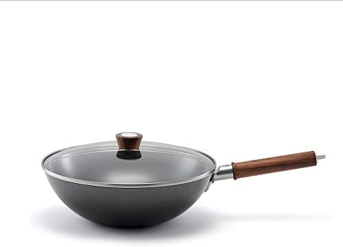 ZWILLING Dragon Wok mit Deckel, Karbonstahl, 30,5 cm