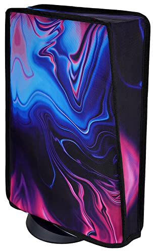 PlayVital Cover per ps5 Copertura Antipolvere Impermeabile Verticale in Nylon per ps5 Console Disc&Digital Edition,Origine del Caos