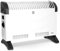 briebe Radiador Convector Eléctrico Aire Caliente, Regulador de Temperatura, Termostato Para Bajo Consumo, Silencioso, Portátil, Asas de Transporte, 3 Niveles Potencia 750W, 1250W, 2000W (Blanco)