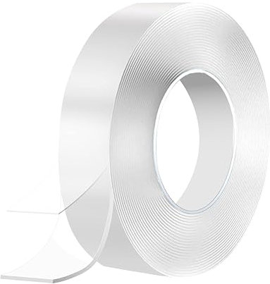 Dpm tapes - Tape Heavy Duty - Nastro Biadesivo Multifunzione, Removibile, Lavabile, Fortemente adesivo. Ideale per Tappeti, Foto, Poster, Decorazioni, Utilizzo Domestico - 19 mm x 3,3 m