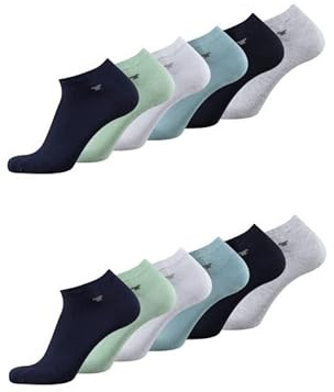 TOM TAILOR Sneaker Socken - bequeme Damen und Herren Socken - atmungsaktive Baumwollsocken für den Alltag und Freizeit - im praktischen 12er Pack Unisex, Farben:dark blue, SockSizes:39-42