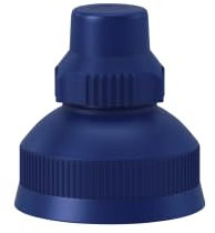 Fizzii Drehtrinkverschluss (Ersatz-Verschluss mit Dichtring, passend Trinkflaschen 330ml, 500ml und 600ml, auslaufsicher) (blau dunkel 281c)