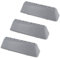 DEKAROX Set di 3 nervature per Whirlpool Bauknecht 48011104079 Indesit C00311134 180 x 55 x 50 mm, in plastica, 13 fori per lavatrice