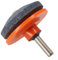 Affilatrice per tosaerba, 50 mm x 55 mm, per affilare attrezzi da prato, trapano, falciatrici, falciatrici, motozappa (rosso)