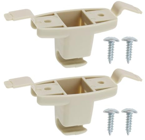 YINETTECH 2 ganchos de plástico para visera de coche, 51168243575, compatible con BMW E46 323i 323Ci