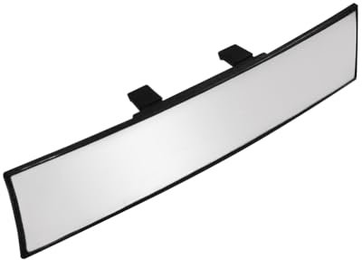 Voarge Rückspiegel Universal 30x7cm Weitwinkelverstellbar Blendschutz für Auto, Vans, Trucks