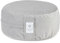 Spirit Love Yogakissen mit Bio-Buchweizenschalen | Velours Meditationskissen mit anpassbarer Füllung und waschbarem Bezug | Sitzkissen Perfekt für bequemes Yoga | 100% Natürlich | 33x13cm- Grau