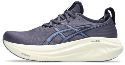 ASICS Men's Gel-Nimbus 27 Running Shoe, 10, Indigo Fog/Denim Blue
