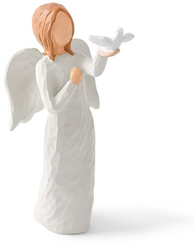 Sympathy Gifts for Loss of Loved One, Angel Statue Memorial & Bereavement Gift, Guardian Angel with Dove, Grief Gifts for Women, Friend, Coworker