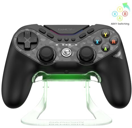 GameSir Tarantula Pro Controlador Inalámbrico Multiplataforma y Paquete de Base de Carga Rápida para Switch (Giroscopio de 6 Ejes y NFC), PC, Android e iOS - Palos TMR Anti-deriva