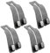 saerryor 4 PCS Car Headrest Hook, Car Seat Back Storage Hook, Car Seat Organiser Hooks Purse Hook Mobile Phone Holder Car Hanger Storage for Bags Purses Handbags (Grey)