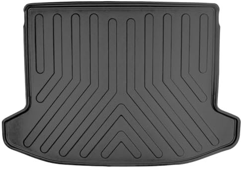 Trimak Passgenau 3D Kofferraumwanne Kompatibel mit Kia Sportage 5. Gen (NQ5) Benzin & Mildhybrid Ohne Sound Paket Schutzmatte Auto Zubehör Antirutschmatte Kantenschutz TPE Gummi Dauerhaft Schwarz