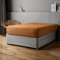 Silentnight Supersoft Natural Fitted Sheet - Cosy & Comfortable Delicate Touch - Easy Care Microfibre with Elasticated Corners - Stylish & Modern Mattress Fitted Sheet, King, Terracotta Orange