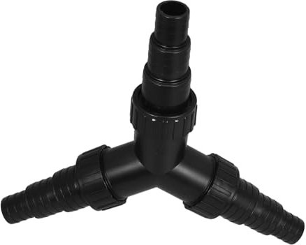SEWOART Indoor Aquarium Fountain Water Pump Splitter Y Type Adapter for Pond and Garden Hose Hose Connector for Outdoor Faucet Compatible with 25/32/38mm Hose Sizes 1pc