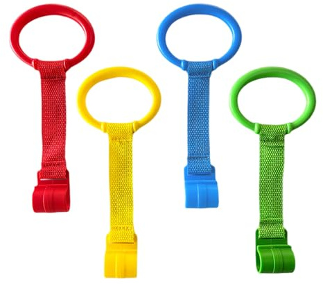 Ploypen Pull Rings - Colors Baby Cloypen | Ergonomische Pull On Ringe für Kinder | Bequemes pädagogisches pädagogisches Übungswerkzeug | Gehübungen für tragbare Kinder für