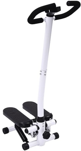 Fitness Stepper mit Lenker Display und Große Pedale Übung Stepping Machine für Abnehmen Formen und Tägliche Training
