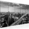Runa Art Wandbild XXL Berlin Wohnzimmer Büro 200 x 80 cm Schwarz Weiss 5 Teilig - Made in Germany - 605155c
