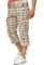Indicode Herren Nicolas Check 3/4 Cargo-Shorts inkl. Gürtel | Herrenshorts aus Baumwolle Fog Check, L